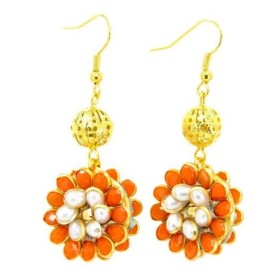 Orange Pacchi Earrings